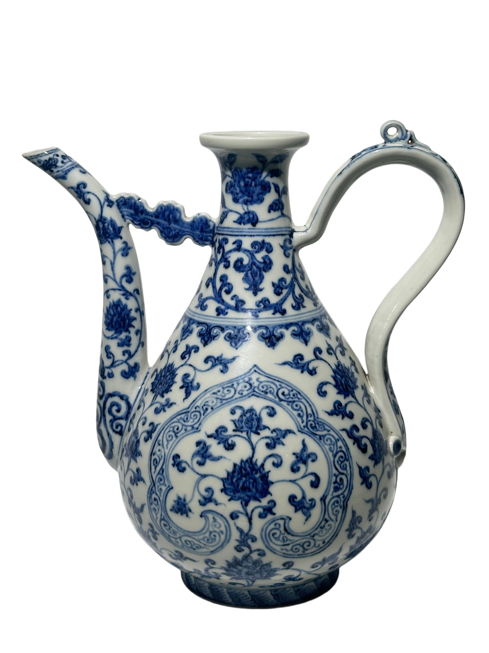 A Chinese blue-and-white teapot, Ming Dynasty Pr. (1 of 8)