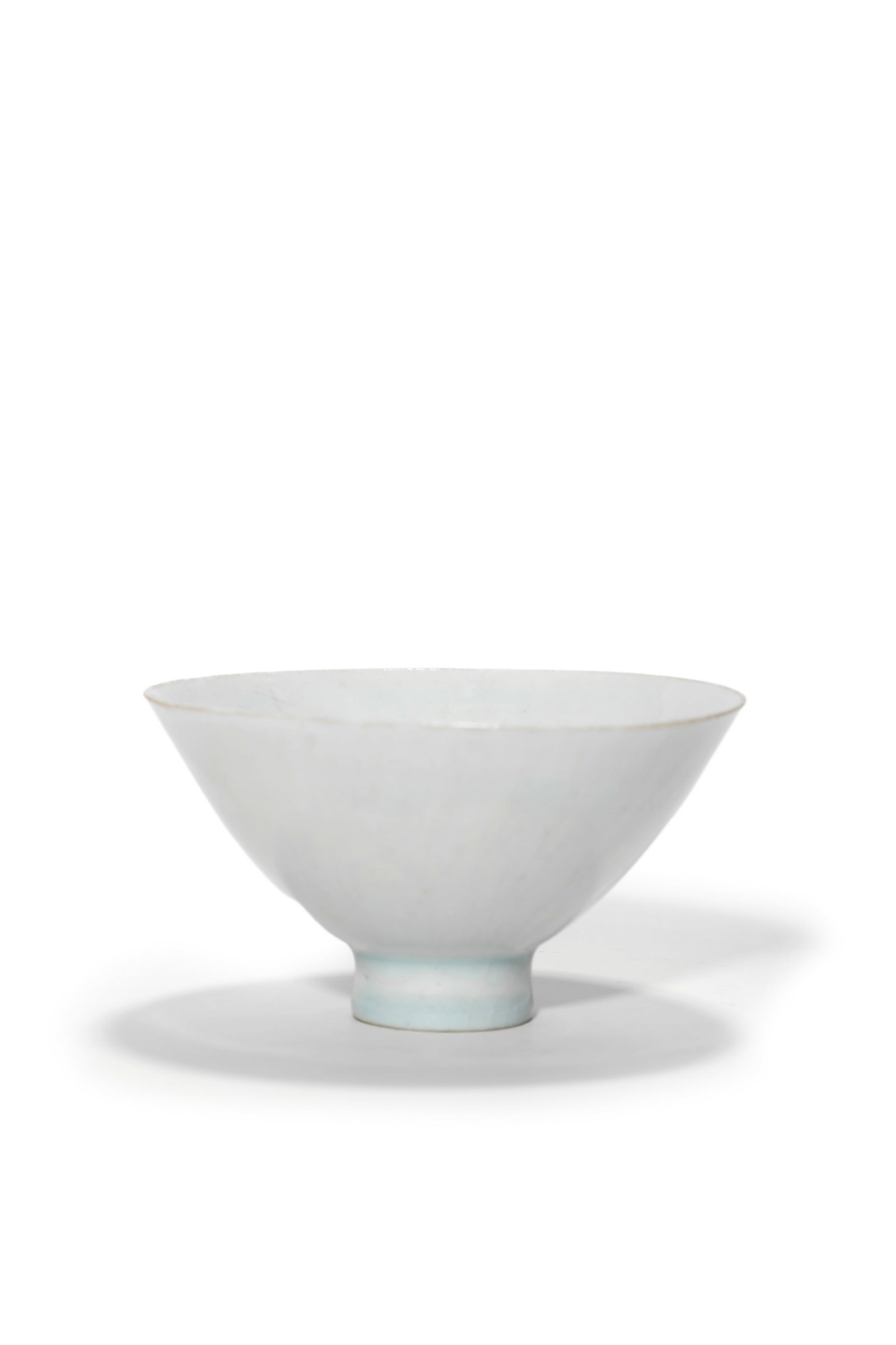A Qingbai Glaze Stemmed Conical Bowl, 12th?C13th C Pr. (1 of 3)