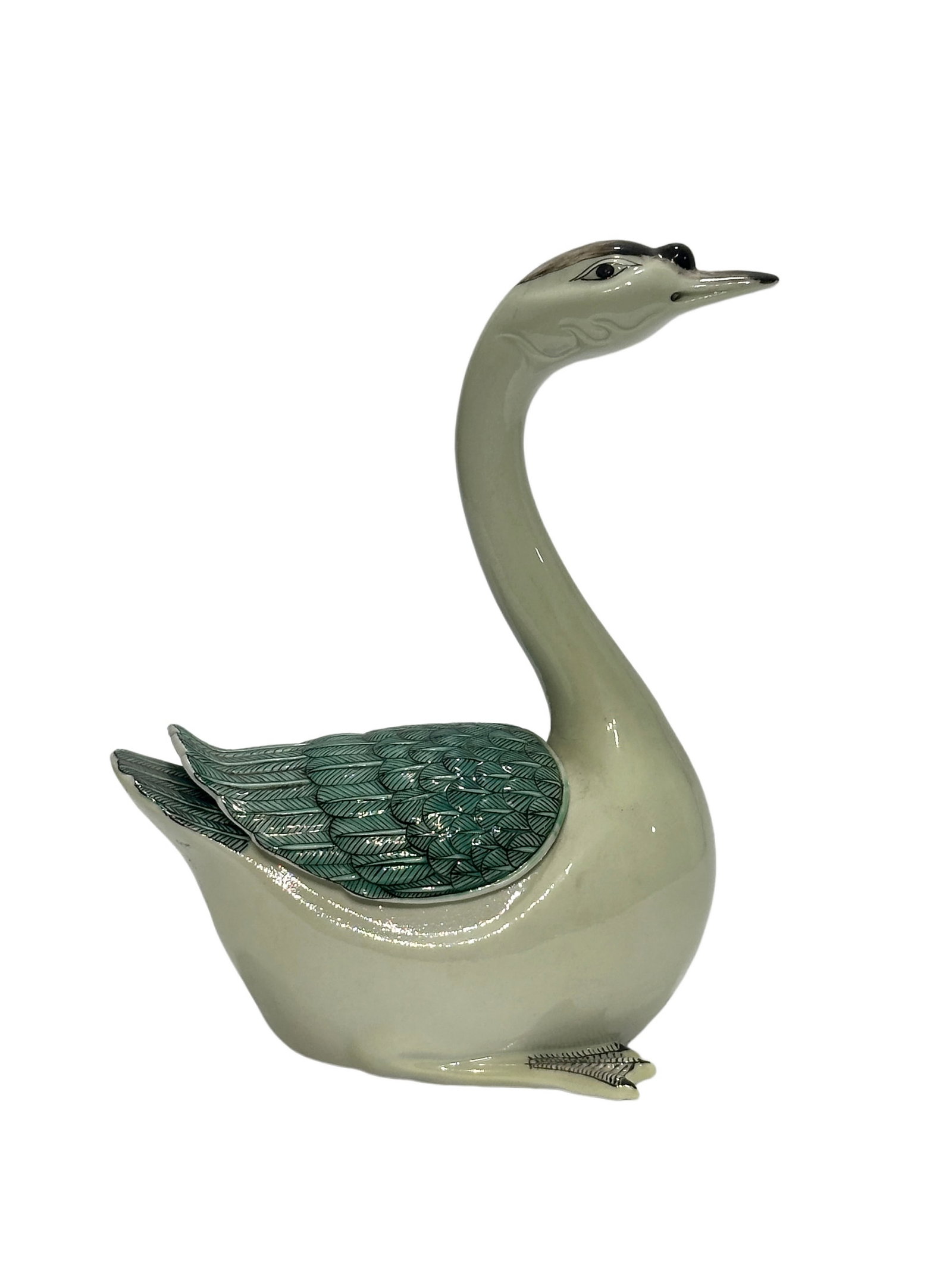 A Chinese porcelain Duck sahpe aromatherapy, Ming Dynasty Pr. (1 of 7)