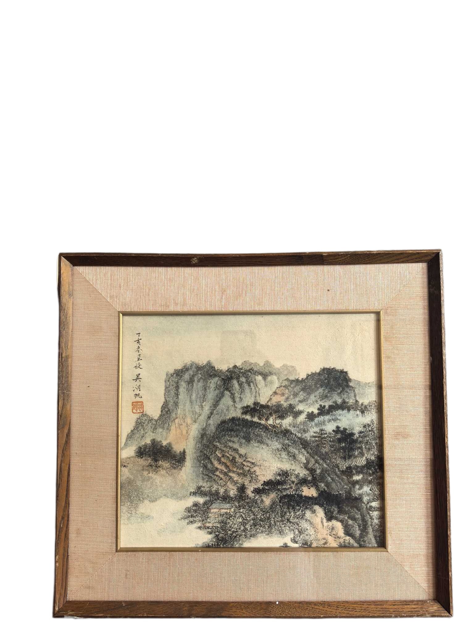 An old Chinese handpainting, Signed&Marked.: Size:(24x27cm) Shipping:EU\HK\USA Ondoor shipping estimation:125EUR Condition:(Good Condition, No Repairment Checked by UV&Strong Light, Age Traces) Terms:(It is the Buyer's responsibility to inspect 