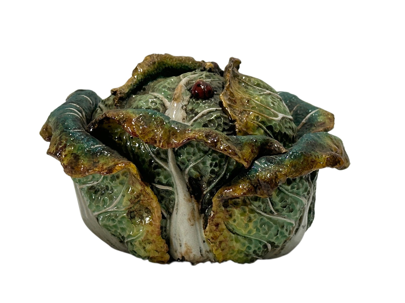 A porcelain made Chinese Cabbage, Qing Dynasty Pr.: Size:(Height9cm/W14cm) Shipping:EU\HK\USA Ondoor shipping estimation:115EUR Condition:(Good Condition, No Hairlines, No Cracks, No Repairment Checked by UV&Strong Light, Age Traces) Terms:(It is the B