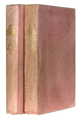 DICKENS, Charles; editor. Memoirs of Joseph Grima: DICKENS, Charles; editor. Memoirs of Joseph Grimaldi.London: Richard Bentley, 1838. 2 volumes. 8vo (197 x 121 mm, 7 3/4 x 4 3/4 inches). Frontispiece portrait, 12 engraved plates by Cruiks