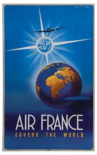 MAURUS, Edmond - AIR FRANCE, COVERS THE WORLD