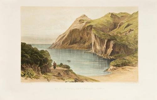 LEAR. Views in the Seven Ionian Islands. first edi: LEAR, Edward (1812-1888). Views in the Seven Ionian Islands.London: Published by Edward Lear, December 1st, 1863. Folio (495 x 335 mm). Lithographic title and 20 color lithographs by Lear and