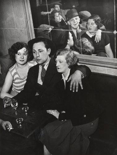 Brassaï (1899-1984) Groupe Joyeux au Bal Musette,: Brassaï (1899-1984) Groupe Joyeux au Bal Musette, 1932Gelatin silver print, printed later. Signed and annotated by the artist in pencil with credit stamp on the verso; titled in pencil with co