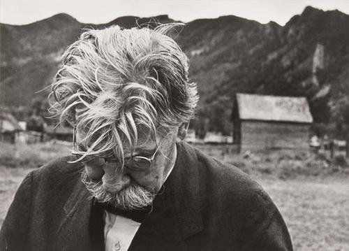 W. Eugene Smith (1918-1978) Albert Schweitzer, 194: W. Eugene Smith (1918-1978) Albert Schweitzer, 1949Gelatin silver print, printed later. Signed in ink on the overmat. 7 x 9 3/8 in. (17.8 x 23.8 cm.)