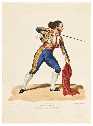 SPAIN -- Michael Burke HONAN. The Andalusian Annua: SPAIN -- Michael Burke HONAN. The Andalusian Annual for MDCCCXXXVII.London: John Macrone, 1836. 4to (310 x 250 mm). 12 hand-colored lithographed plates, finished with gum arabic. Publisher'