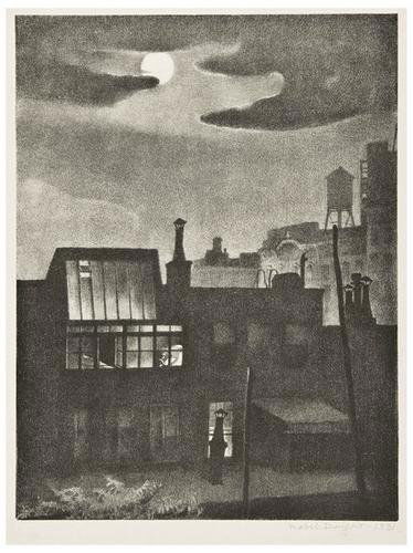 Mabel Dwight Night Work: Mabel Dwight (1876-1955) Night WorkLithograph, 1931, signed and dated in pencil, the edition was 40, printed by George Miller, New York, on wove paper, with full margins, in good condition. 25