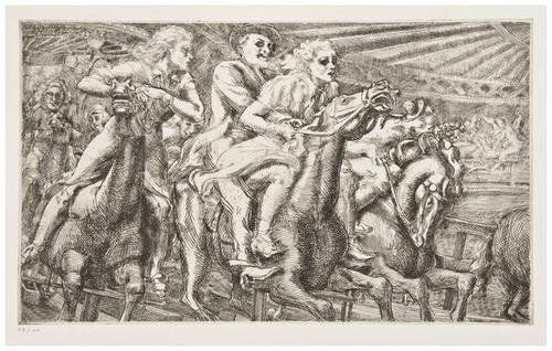Reginald Marsh Thirty Etchings and Engravings: Reginald Marsh (1898-1954) Thirty Etchings and EngravingsThe portfolio, 1969, comprising 30 etchings and engravings, with title, text, and justification, each print numbered 13/100 (the total