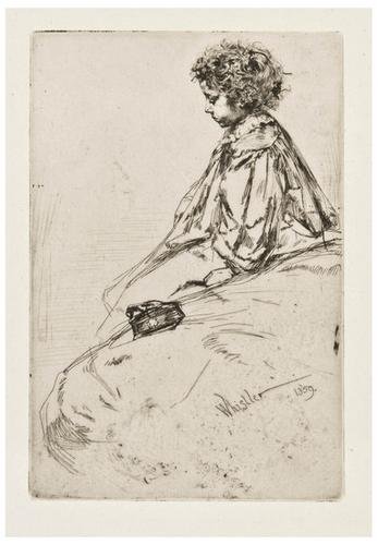 James A. M. Whistler Bibi Lalouette (K.51): James A. M. Whistler (1834-1903) Bibi Lalouette (K.51)Etching and drypoint, 1859, the second (final) state, on tissue-thin, cream laid Japan paper, with full margins, in very good condition. 2