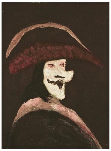 Luis Filcer Cyrano: Luis Filcer (b.1927) CyranoMixograph printed in colors, 1978, signed in pencil, numbered 14/100, on Arches paper, the full sheet printed to the edges, in good condition. 742 x 550 mm; 29¼ x 21