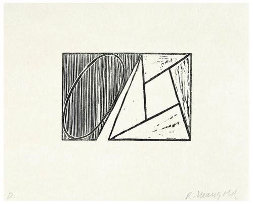 Robert Mangold Prints from 1968 to 1998: Robert Mangold (b.1937) Prints from 1968 to 1998The portfolio, 1968/1998, including the catalogue raisonné, 7 woodcuts and a CD, in the original orange linen-covered slipcase, in good conditio