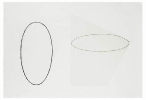 Robert Mangold Untitled: Robert Mangold (b.1937) UntitledAquatint and etching printed in colors, 1988, signed and dated in pencil, numbered 1/75, from the Brooklyn Academy of Music portfolio, published by Parasol Pres