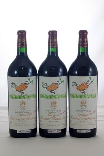 Mouton Rothschild, 1999: Mouton Rothschild, 1999Pauillac "The beautiful 1999 Mouton Rothschild may be a modern day clone of their 1962 or 1985. Its saturated ruby/purple color is followed by sumptuous aromas of cedar