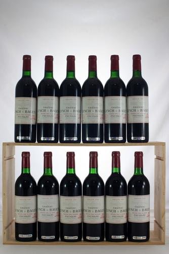 Lynch Bages, 1986: Lynch Bages, 1986Pauillac "The 1986 performed exceptionally well... tasting like a 3-5 year old wine rather than one that's 14. The color is a dense ruby/purple with very little lightening. Th