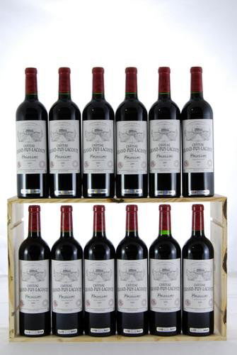 Grand Puy Lacoste, 2003: Grand Puy Lacoste, 2003Pauillac "Blackberry and licorice aromas, with full body, very fine tannins and a long finish. Very silky. So much for jammy wines in 2003. Very fresh and refined..." W