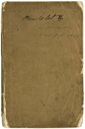 COLERIDGE, Samuel Taylor (1772-1834). Christabel: COLERIDGE, Samuel Taylor (1772-1834). Christabel: Kubla Khan, A Vision; The Pains of Sleep.London: William Bulmer for John Murray, 1816. 8vo (225 x 140 mm). Half-title. Original wrappers, uncu