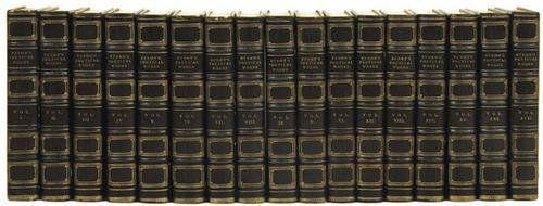 BYRON, George Gordon Noel, Lord. The Works ... wit: BYRON, George Gordon Noel, Lord. The Works ... with his letters and journals, and his life, by Thomas Moore.London: John Murray, 1833. 17 vols. Small 8vo (164x100 mm). Engraved frontispieces a