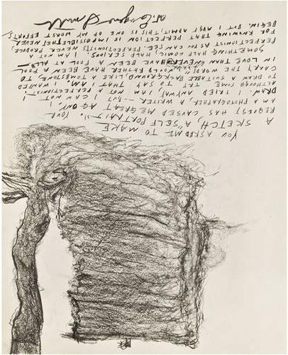 W. Eugene SMITH (American, 1918 - 1978) Self-portr: W. Eugene SMITH (American, 1918 - 1978) Self-portrait.charcoal on paper 13 3/4 x 11 inches (350 x 280 mm) signed The undisputed master of the "photo-essay," Smith was included in Steichen's l