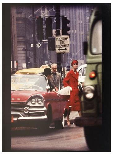 William Klein (b. 1928) Anne St. Marie and Cruiser: William Klein (b. 1928) Anne St. Marie and Cruiser, New York, 1962Cibachrome print, printed later. Signed, titled and dated in pencil on the verso. 22 7/8 x 16 1/8 in. (58.1 x 41 cm.) Provena