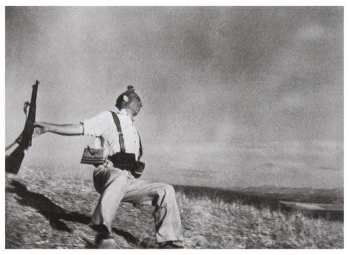 Robert Capa (1913-1954) Death of a Loyalist, 1936: Robert Capa (1913-1954) Death of a Loyalist, 1936Gelatin silver print, printed ca. 1990 under the supervision of Cornell Capa. Estate copyright credit label titled, dated and numbered in an un