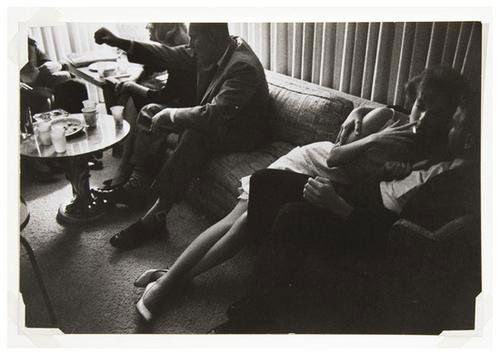 Bruce Davidson (b. 1933) Untitled (Party Scene), c: Bruce Davidson (b. 1933) Untitled (Party Scene), ca. 1960Gelatin silver print. Magnum copyright credit stamp with cropping notations in an unknown hand in pencil on the verso. 8 x 11 3/4 in. (