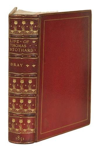 BINDINGS -- Extra-Illustrated. LIFE OF THOMAS STOT: BINDINGS -- Extra-Illustrated. LIFE OF THOMAS STOTHARD. With Personal Reminiscences. London: John Murray, 1851. 8vo (210 x 165 mm). Extra-illustrated with 60 plates, many of which are by Sto