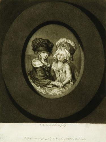 After John Raphael Smith (1752-1812) Les Deux Amis: After John Raphael Smith (1752-1812) Les Deux Amis Mezzotint 10 3/8 x 7 3/4 in (26.5 x 19.5 cm) Provenance: with The Print Room, London