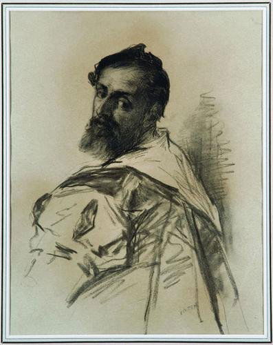 Sir William Orpen (1878-1931) Bearded man in antiq: Sir William Orpen (1878-1931) Bearded man in antique costumePencil and chalks Signed Orpen lower right 14 x 11 in (35.5 x 28 cm) Provenance: The Vincent Price Collection, Sears. Boebuck and C