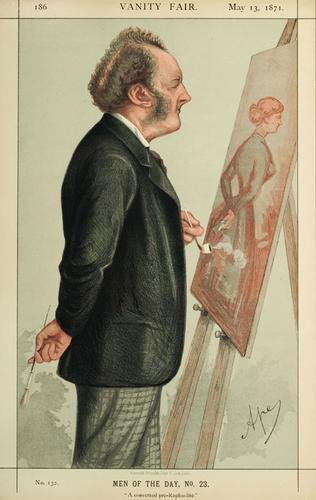 Vanity Fair: Vanity Fair Caricatures of Edwin Austin Abbey, Sir Herbert Von Herkomer, William Holman Hunt, Sir Lawrence Alma-Tadema, James Abbott McNeill Whistler, William Powell Frith, John Ruskin, Frede