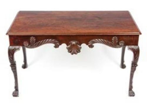 A George III Irish mahogany side table, circa 176