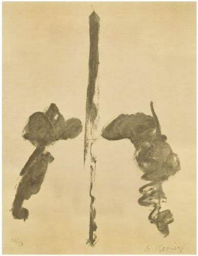 Willem De Kooning (1904-1997) Washington Monument: Willem De Kooning (1904-1997) Washington MonumentOffset-lithograph, c. 1970, signed in pencil,numbered 13/50, on wove paper, in good conditionapart from minor paper discoloration787 x 635 mm (