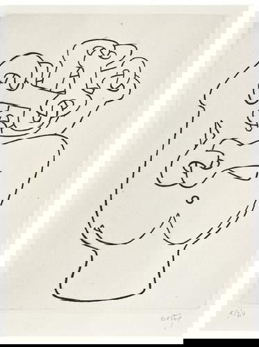 Sorel Etrog (b. 1933) Abstract Composition: Sorel Etrog (b. 1933) Abstract CompositionEtching, signed in pencil, numbered 3/24, on wove paper, with full margins, in good condition275 x 210 mm (10 3/4 x 8 1/4 in)