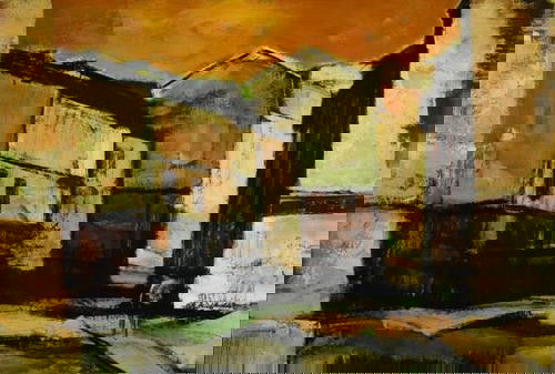 Charles Ford (1934-1975) City Street: Charles Ford (1934-1975) City StreetOil on canvas520 x 770 mm (20 1/2 x 30 1/4 in) Provenance: The Cleveland Museum of Art