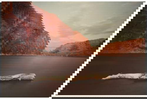 Wanda Hammerbeck (b. 1945) Lake and Cliffs, 1982: Wanda Hammerbeck (b. 1945) Lake and Cliffs, 1982Chromogenic print. Signed in ink in the margin. 335 x 495 mm (13 1/8 x 19 1/2 in) Property of a Southern California museum(1)