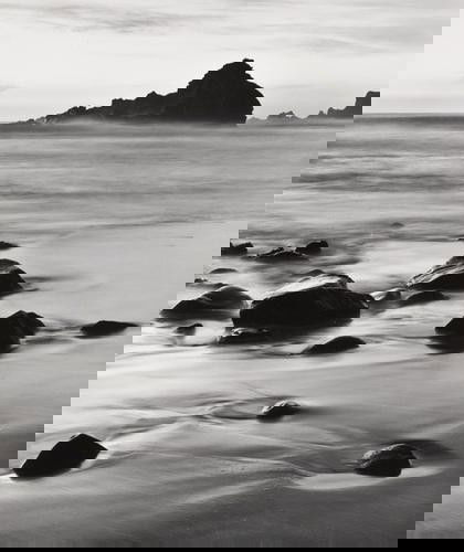 John Sexton (b. 1953) Rock Shoreline, Dusk, Pernaq: John Sexton (b. 1953) Rock Shoreline, Dusk, Pernaquid Point, Maine, 1987 and Pfeiffer Beach, Dusk, Big Sur, CA, 1983Two gelatin silver prints, Rock Shoreline printed 1992, Pfeiffer Beach print