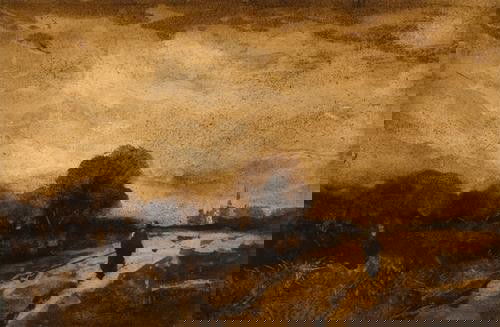 Peter De Wint (1784-1849) Landscape: Peter De Wint (1784-1849) LandscapeWatercolor with sepia wash on paper135 x 210 mm (5 1/4 x 8 1/4 in) Provenance: Christopher Powney, London