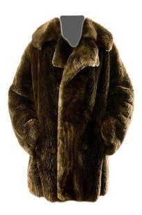 GOREY, Edward (1925 - 2000) Fur Coat owned and wor: GOREY, Edward (1925 - 2000) Fur Coat owned and worn by Edward GoreySheared Beaver Stroller coat, extra soft, thick lapels, brown silk lining, short length. Label sewn in celebrating the 2010 Annual