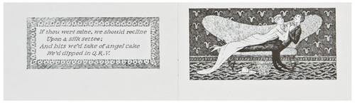 GOREY, Edward (1925 - 2000) The Fraught Settee: GOREY, Edward (1925 - 2000) The Fraught Settee[N.p] The Fantod Press, 1990. Oblong 8vo. Original printed wrappers. A FINE COPY OF THE FIRST PRINTING; ONE OF 265 OF 500 COPIES SIGNED BY GOREY.