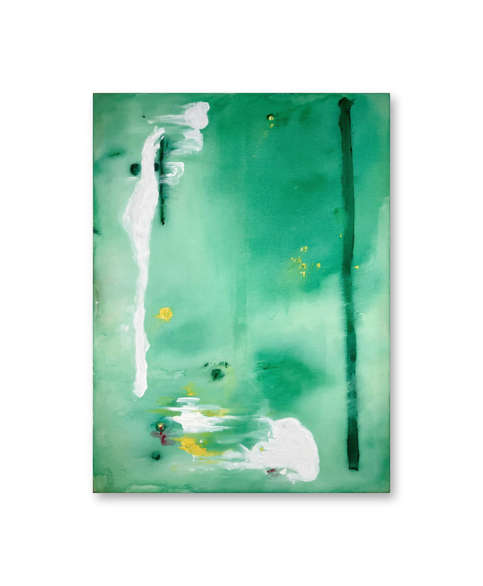 HELEN FRANKENTHALER (1928-2011), ATTRIBUTED TO, ACRYLIC ON CANVAS (1 of 5)