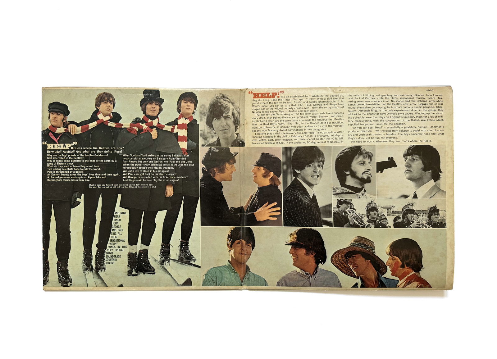THE BEATLES FULLY SIGNED "HELP!" LP - 4