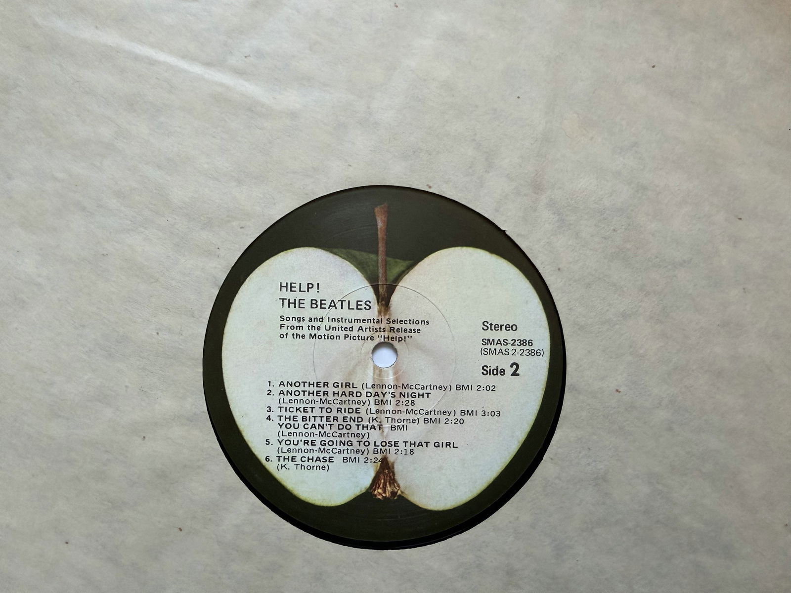 THE BEATLES FULLY SIGNED "HELP!" LP - 6