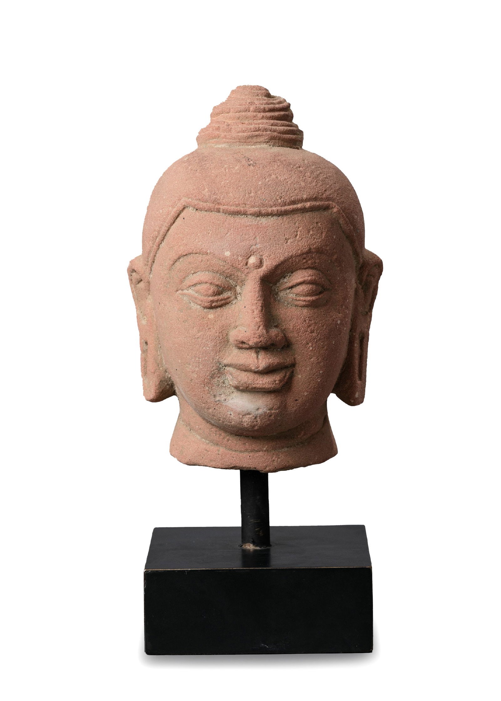 Antique Stone Carved Buddha Statue Sculpture Head (1 of 1)