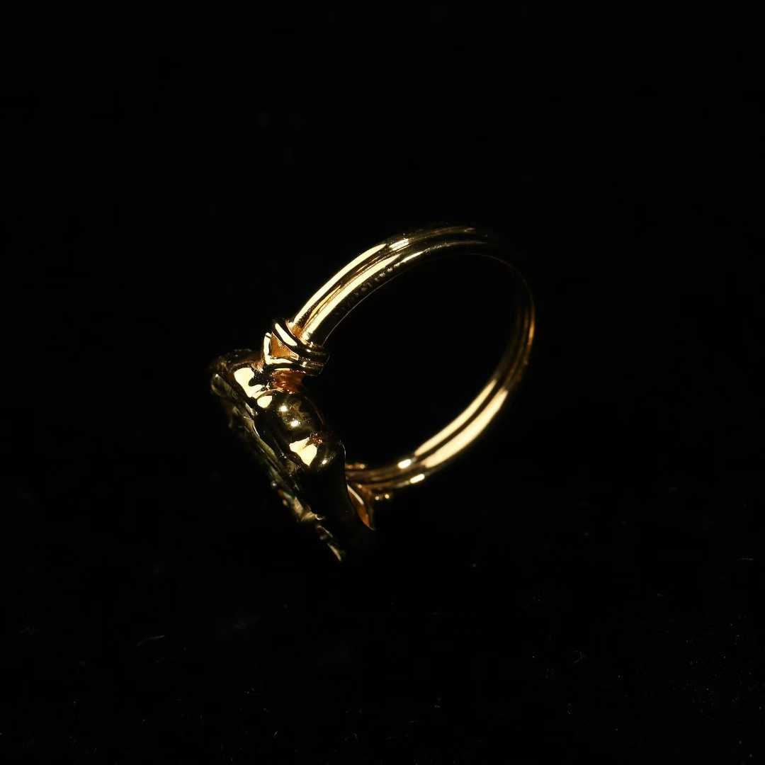 Dragon Chimera Ring with Emerald - 6