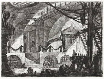 GIOVANNI B. PIRANESI, The Sawhorse.