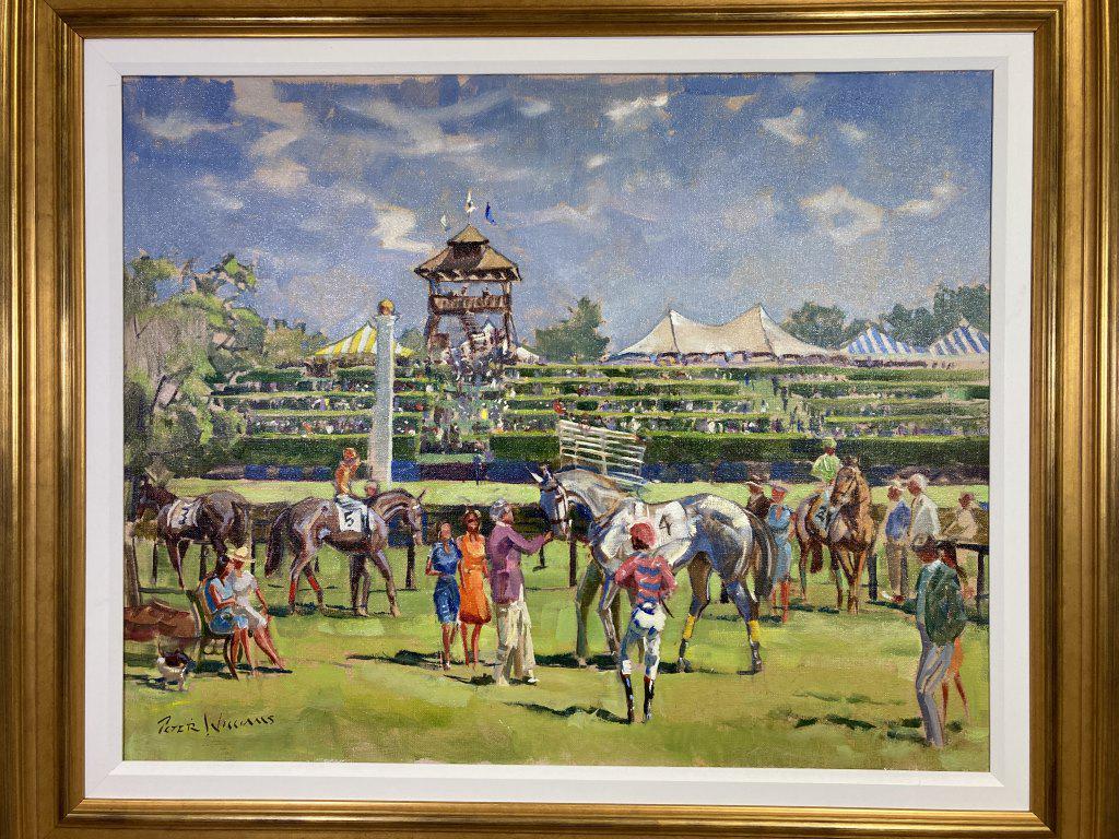 Riders Up at the Steeplechase oil on (1 of 1)