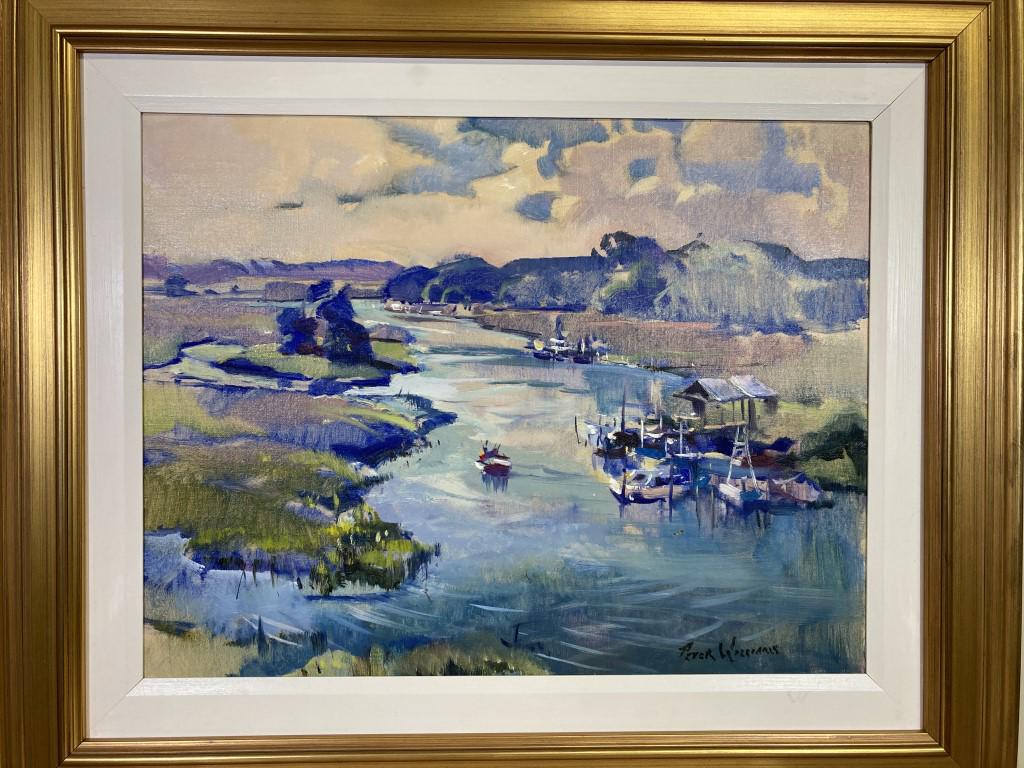 Marshy Creek oil on canvas, site size 14x18, (1 of 1)