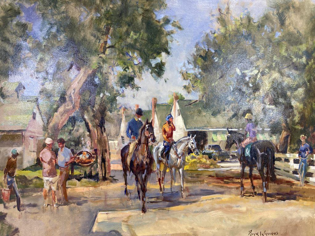 Churchill Horse Path oil on canvas, 24x30 unframed (1 of 1)