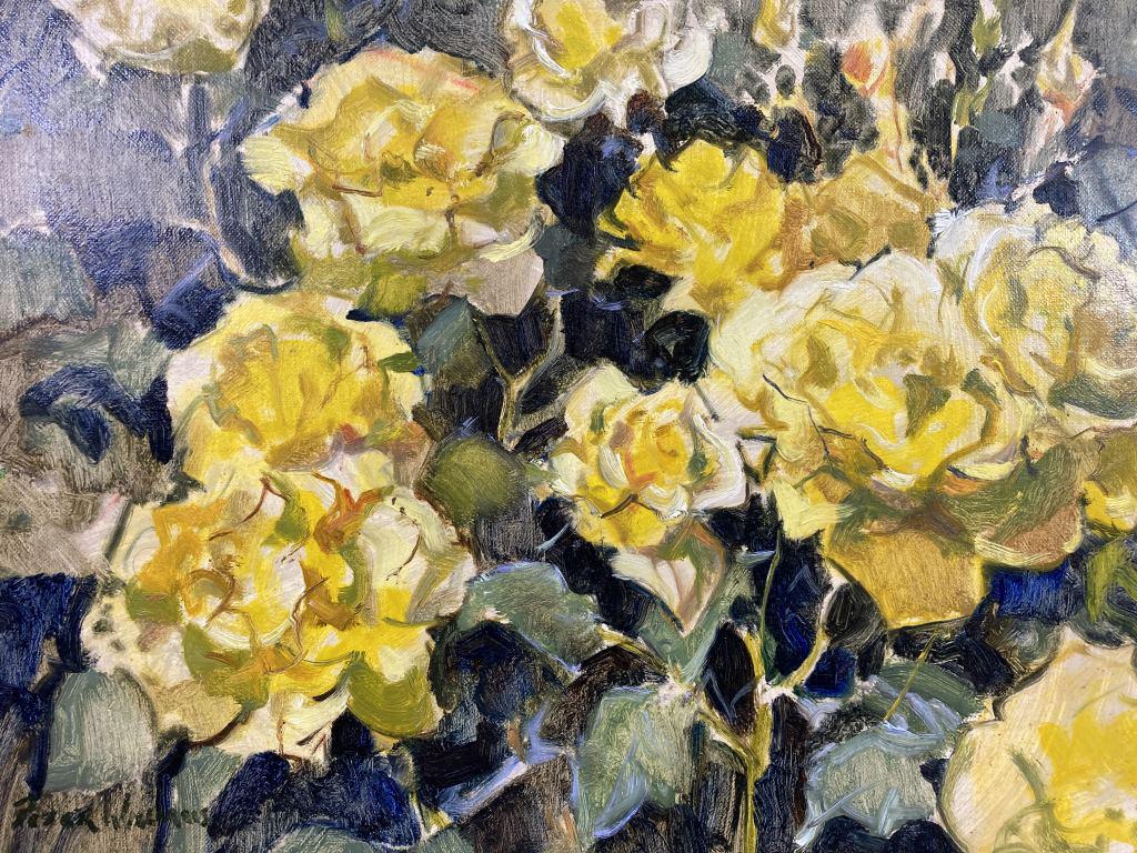 Yellow Roses oil on canvas, 13x17 unframed (1 of 1)