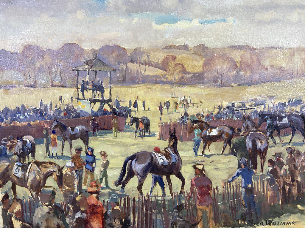 Pennsylvania Steeplechase oil on canvas, 18x24 (1 of 1)